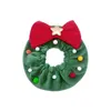 Vestuário para cães Ajustável Pet Bowknot Collar Lavável Adorável Círculo Pescoço Headgear Xmas Party Po Prop Suprimentos