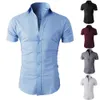 Chemises habillées pour hommes Chemises à manches courtes pour hommes Nouveau Chemisier décontracté Coton Chemise en lin Tops amples T-shirt à manches longues Printemps Automne Casual Hommes Chemises P230427