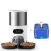 Feeding Smart Automatic Dog Cat Feeder 4.5 Liters Dry Food Dispenser Plus 2L Water Feeder Suitable For Small And Medium Pet Smart Feeder