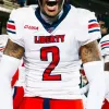 College NCAA Liberty Flames LU Football Jersey Kaidon Salter Quinton Cooley Billy Lucas Aaron Bedgood CJ Daniels Treon Sibley Tyren Dupree C High