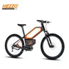 Hezzo Ücretsiz Nakliye ABD Depo Karbon Fiber Hibrit Ebike 48V 500W Middrive Merkezi Motor E Bisiklet 20A Samsung Hücre Pil Uzun menzilli LCD ELECTIC Karbon Bisiklet EMTB