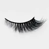 3 PCFalse Eyelashes 3D Curl Winged Thick Lash Soft False Eyelashes Eyetail Extension Makeup Tools Handmade Natural Messy End Eye Elongated Eyelash Z0428