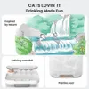 Fournitures DOGCARE Fontaine d'eau pour Chat 2,5 L Distributeur Automatique de Bol de Fontaines d'eau pour Animaux de Compagnie pour Chat et Chien à Boire avec Technologie de Filtration Brevetée