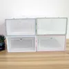 Storage Boxes Bins 1pc Transparent storage es thickened dustproof s organizer box can be superimposed combination shoe cabinet W0428