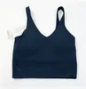 Tenue de yoga lulu Soutien-gorge en forme de U Type de beauté Retour Aligner Débardeurs Vêtements de sport Femmes Casual Running Nude Tight Sports Bra Fitness Beaux sous-vêtements Gilet Chemise lululemen