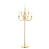 Candelabri da pavimento in oro a 13 bracci Centrotavola per tavoli da 48 "Portacandele in metallo alto Centro De Mesa Decorativo De Comedor imake867