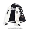 Pelliccia da donna finta Letterman L ricamata patchwork manica in pelle stadio donna giacca college unisex uomo baseball bomber cappotto università streetwear 231127