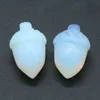 Fashion Healing Opalite Stone Pendant Candy Apple Bone Shaped Nonporous Gemstone DIY Jewelry Accessories Wholesale