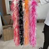 Other Event Party Supplies 2 Colors Mix Fluffy Ostrich Feather Boas Wedding Feathers Shawl Dress Sweing Decoration Real Plume 1 3 4 6PLY 231128