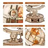3D -pussel Robotime Rokr Luminous Wood Globe 3D Puzzle Game Assembly Model Building Kit Children's Toys Adult Home Decoration Gifts 230427