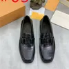 5 Modello di stile Scarpe eleganti da uomo firmate Moda di strada Mocassino con nappe Pelle verniciata Nero Slip on Scarpe formali Scarpe da sposa per feste Rivetti casual