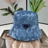 Capéu de chapéu de caçamba feminino Capata de palha para homens Caps de praia ao ar livre feminino Tampas de luxo Casquette Sunhat Bucket Caps 7 cor corante de amarração colorida