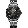 腕時計の腕時計男性の超薄い薄い薄い防水カレンダーファッション豪華なビジネスエッセンシャル