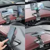 Suporte de montagem de telefone celular Universal 360 Rotating GPS Car Dashboard Mount Holder Stand Hud Clip On Cradle Bracket 231128