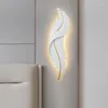 Duvar lambası Modern LED Tüy Oturma Odası Backgroun El Yatak Odası Başucu Koridoru Accons Dekor Aydınlatma Fikstürü Parlak