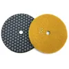 Polijstpads RIJILEI 10Pcs/Set 5 Inch Dry Polishing Pad 125mm Resin Diamond Grinding Disk Marble Granite Polishing Tool Abrasive