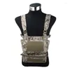 Jaktjackor utomhus taktiska militär lättviktsmodellering Vest Suit Chest Hang Combination 500D Non Reflective Cordura Fabric
