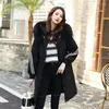 Femmes Trench Manteaux Hiver Fourrure À Capuche Veste Femmes Vêtements 2023 Long Rembourré Chaud Vers Le Bas Coton Parka Manteau Femme Fit Casaco Feminino Hiver