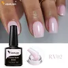 Prego gel venalisa base de borracha casaco cor gel polonês geléia semi transparente francês camuflagem embeber uv led verniz gel 231128