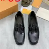 5 Style Herr Designer Dress Shoes Street Fashion Tassel Loafer Patent Läder Black Slip On Formal Shoes Party Wedding Flats Casual Rivet Plus Size 38-45