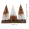 Christmas Decorations Xmas Ornament Ornaments Decor Household Mini Trees Decorative Small Artificial The Pet Plants Dining Table