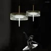 Lampy wiszące projekt żelazna lampa artystyczna do kuchennej jadalni bar sypialnia LED wiszący wiele kolorów dekoracyjne oświetlenie wewnętrzne