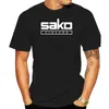 T-shirt da uomo Abbigliamento Romanzo e interessante stampa grafica Top SAKO T-shirt finlandese con lettera Summer Female Male Ropa Vest