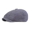 Berets unisex baret hat geavanceerde stijlvolle vintage kort pieks zachte lichtgewicht sboy cap voor winter lente hop
