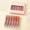 Lip Pencils 6 Colors Lipstick Crayons Long Wearing And Waterproof Lipsticks Set Moisturizing Lipstick Pencils Non Stick Lip Makeup Crayons 231128