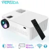 أجهزة العرض Yersida Projector G6 الأصلي 1080p أجهزة العرض HD الكاملة للهاتف المحمول 5G Bluetooth 10000 Lumens دعم 4K فيلم السينما Beamer Q231128