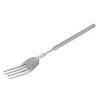 Forks Long Handle Fork Bbq Portable Grilling Utensil Extendable Stainless Steel Dishwasher Safe For Outdoor