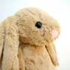 Plush Dolls 30cm Stuffed Long Ear Rabbit Soft Plush Toys Sleeping Cute Bunny Cartoon Animal Dolls Children Baby Birthday Gift 231127