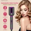 Curling Irons Roting Curling Iron Wand Waves Natural Curls Styling Tools Ceramic Curly Automatic Power-Off Hair Curler for Hair Care Q231128