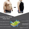 Midja mage shaper män bantning body shaper hållning korriger mage kontroll formtäck fett brinnande bröstkorsett väst modellering komprimering t-shirts 231128