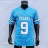 Tulane Green Wave Football Jersey NCAA College Keon Howard Tyrick James Patrick J.P. Losman Losman Spears Jackson Daniels Sample Anderson