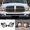 För Dodge 2002-2008 RAM 1500 2500 2004-2006 Durango dimljus glödlampa klart lins dimlampor bilens främre stötfångare kör ljus