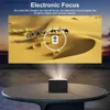 Projektory projektor 1080p Android Bluetooth Wi -Fi Film wideo Projektory lustrzane Casting Electric Focus Smart TV Beamer 8000 Lumens Q231128