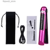 Curling Irons USB Rechargeable Professional Hair Curling Iron 2 IN 1 Twist Portable Hair Straightener Curler Flat Hair Styler Styling Tool Q231128