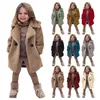 Gewatteerde jas Warme lamswollen jassen voor meisjes Jongens Winterfleece bovenkleding Herfst Kindermode SingleBreasted jassen Grote kinderkleding 231128