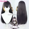 الأزياء الأنيمي Vtuber nijisanji en iluna petra gurin cosplay wig 75cm/30cm لطيف شعر مستعار بالحرارة مقاومة الشعر