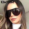 Sunglasses Oversized One-Pieces Women 2023 Fashion Big Frame Square Sun Glasses For Men Vintage Sports Eyewear