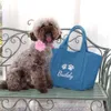 Trasportini Borsa tote per cani personalizzata Borsa da viaggio personalizzata per cuccioli di cane Borsa da viaggio per esterni per dolcetti Giocattoli Articoli per animali domestici Regalo per cani