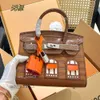 Layer House Bags Color Bag Leather Handbag Classic Small Top Real Designer Quality Cowhide Crocodile Style Leisure G7b4