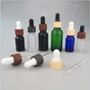Gota âmbar garrafa de vidro aromaterapia líquido conta-gotas essencial básico massagem óleo pipeta garrafas recarregáveis bjqic
