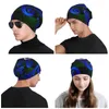 Berets złe oko Skullies czapki czapki unisex zima ciepła dzianina kapelusz kobiety mężczyźni Hip Hop dla dorosłych czapki czapki na zewnątrz