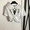 T-shirt taglie forti da donna T-shirt firmata Amici Lettera Stampa T-shirt Uomo Donna Manica corta Stile hip-hop Nero Bianco Arancione T-shirt T-shirt Taglia S-L