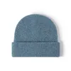 Beanie Kafatası Kepleri Mavi Yün Kış Kış Çift Katmanlı Kadınlar Sıcak ve Kalınlaştırılmış Soğuk Şapka, Şık ve Çok Yönlü Yün Şapka, Açık Mekan Örme Şapka