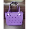 New waterproof Storage Bags Receive bag beach storage pattern hole EVA beach outdoor basket Patterned Hole Big Handbag