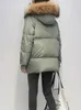 女性のトレンチコートグリーンコート秋の冬ジャケットコットン韓国ファッションパーカー