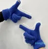 Mitaines épaisses et chaudes tricotées à cinq doigts pour femmes, gants d'hiver pour écran tactile, cyclisme en plein air, conduite, doigt complet